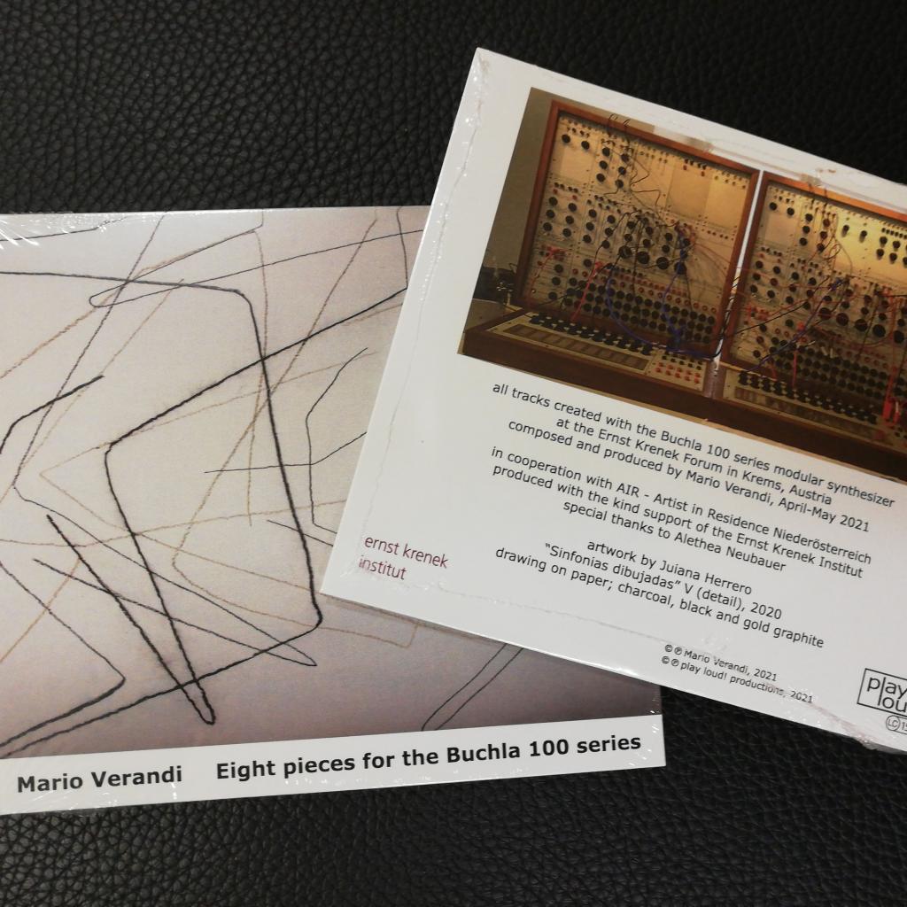 CD Eight pieces for the Buchla 100 series Ernst Krenek Mario Verandi