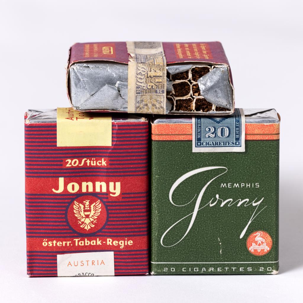 austrian tobacco Jo(h)nny in a box Vintage Austrian Tobacco Ashtray Harun