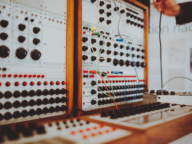 Ausschnitt Buchla Synthesizer Ernst Krenek