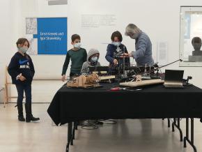 Workshop "Musik und Maschinen" mit Gammon beim Kinder.Kunst.Fest im Ernst Krenek Forum, Oktober 2020
