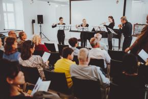 Konzert mit Schüler:innen der Musikschule Krems im Rahmen des 10-Jahr-Jubiläums des Ernst Krenek Forums, Oktober 2018